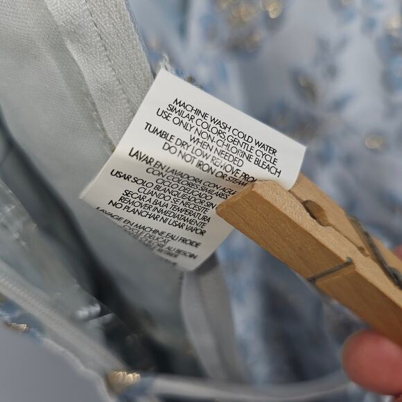 NWT Speechless Blue Floral Jacquard  A-Line Party Dress Girls 12 Holiday - Picture 9 of 9